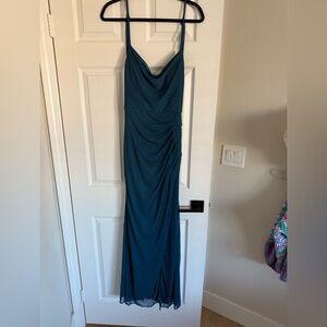 NEW Azazie Dorita Ink Blue Bridesmaid Dress